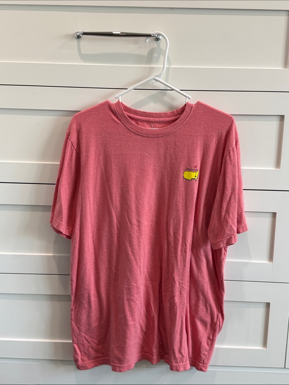 New 2021 Masters Tournament Salmon Cotton Medium Tshirt